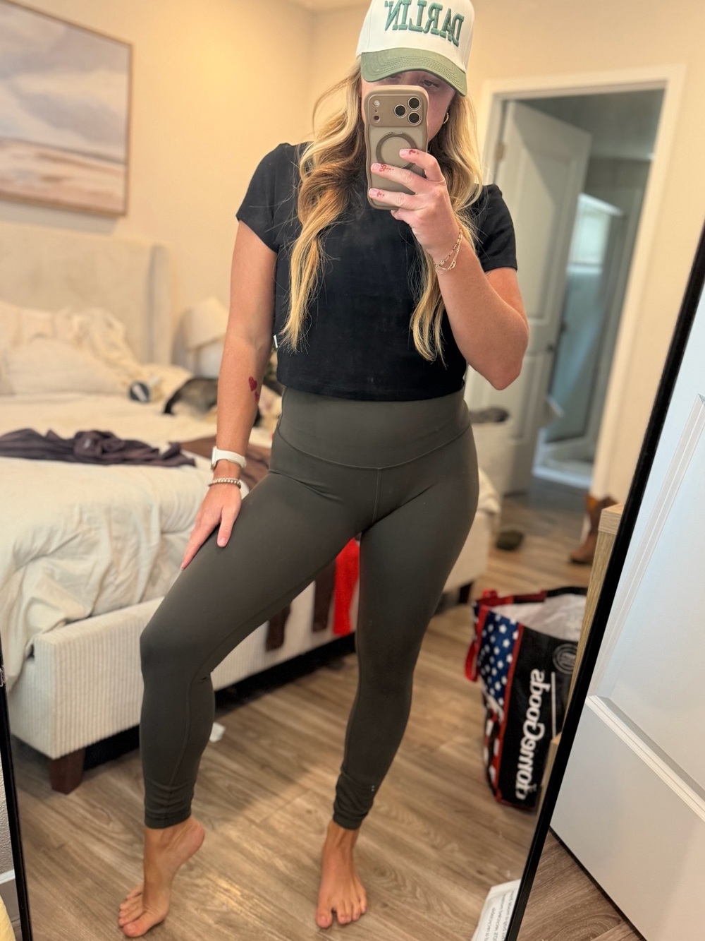 lululemon athletica High-Rise Olive Green Align Leggings